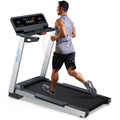 WELLFIT Treadmill for Home, 2 Level Incline Heavy Duty Treadmills 450 lbs Capacity, 4.0 HP, 10 MPH, 20" x 45" Wide Belt Treadmill with Pulse Sensor, Bluetooth Player & Large LED Display