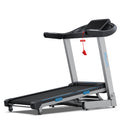 WELLFIT Home Treadmill with 15% Auto Incline,4.0HP Foldable Treadmill with 400LBS Weight Capacity, 1.0-8.7MPH, 18 * 43" Large Running Belt, 45dB Motorized Treadmill Cardio Training, 95% Pre-Installed