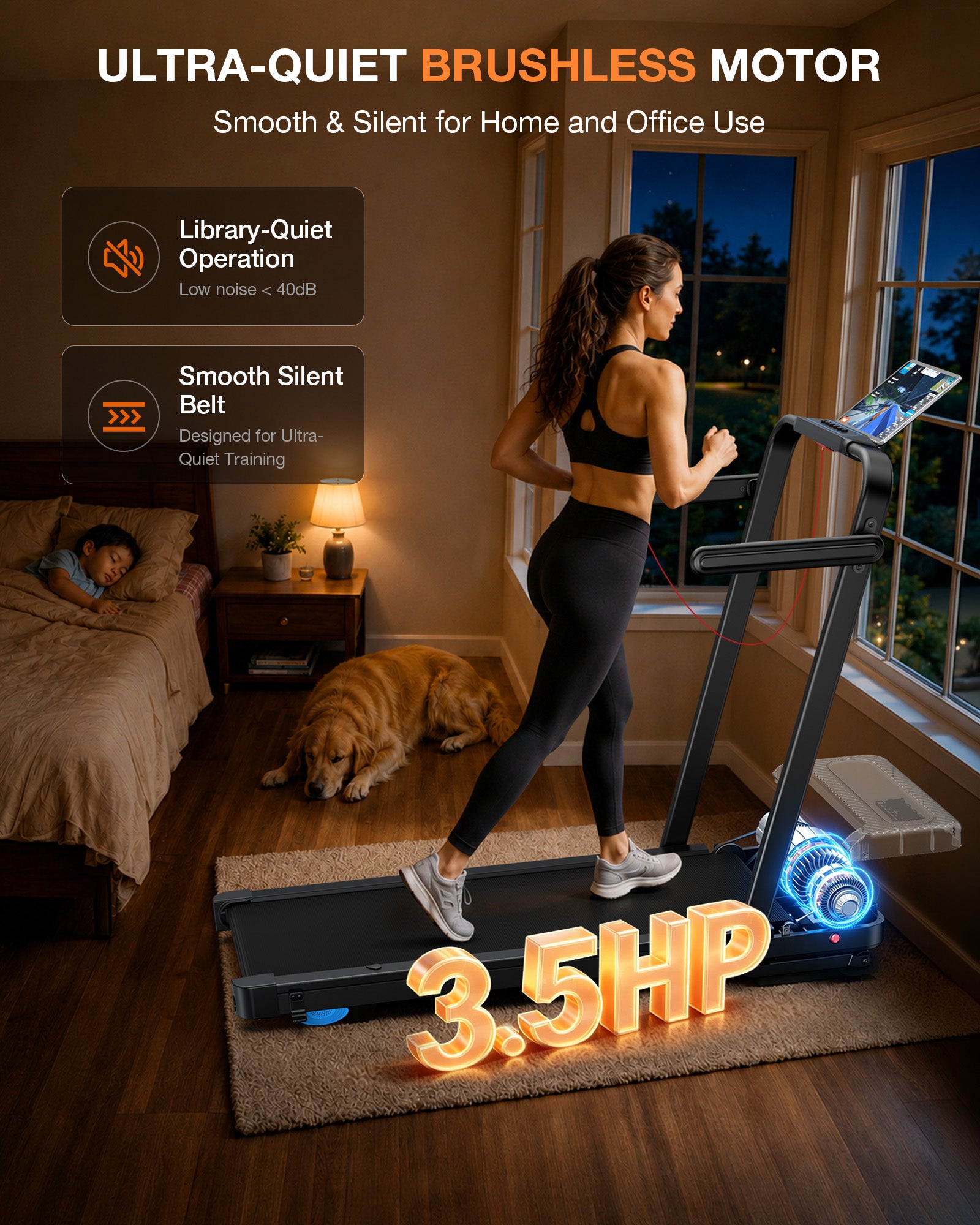 WELLFIT 12% Auto Incline Walking Pad with Handle Bar, Folding Treadmill | 375lbs Capacity, 40''x16'' Wide Belt, Voice Control, Portable Treadmills for Home Small, Seniors & Apartments, Gift for Men